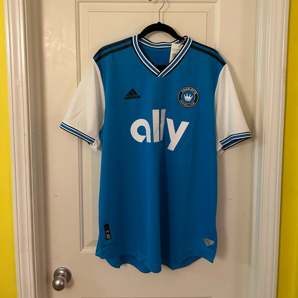 Authentic adidas Charlotte FC Home kit - XL